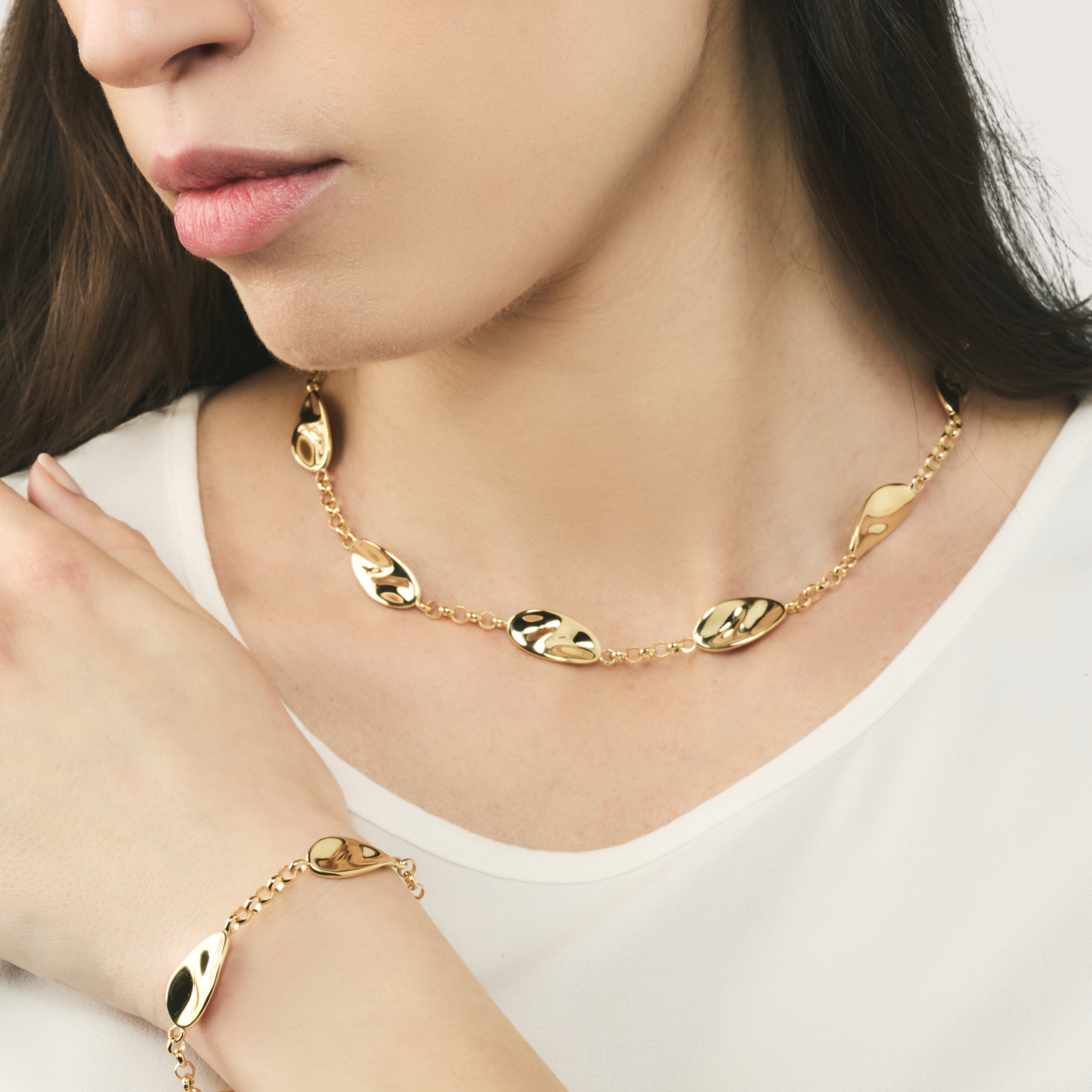 Collana girocollo Aqua