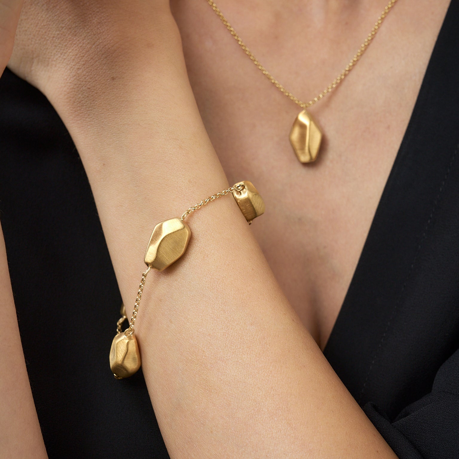 Bracciale Terrae 4 pepite medie