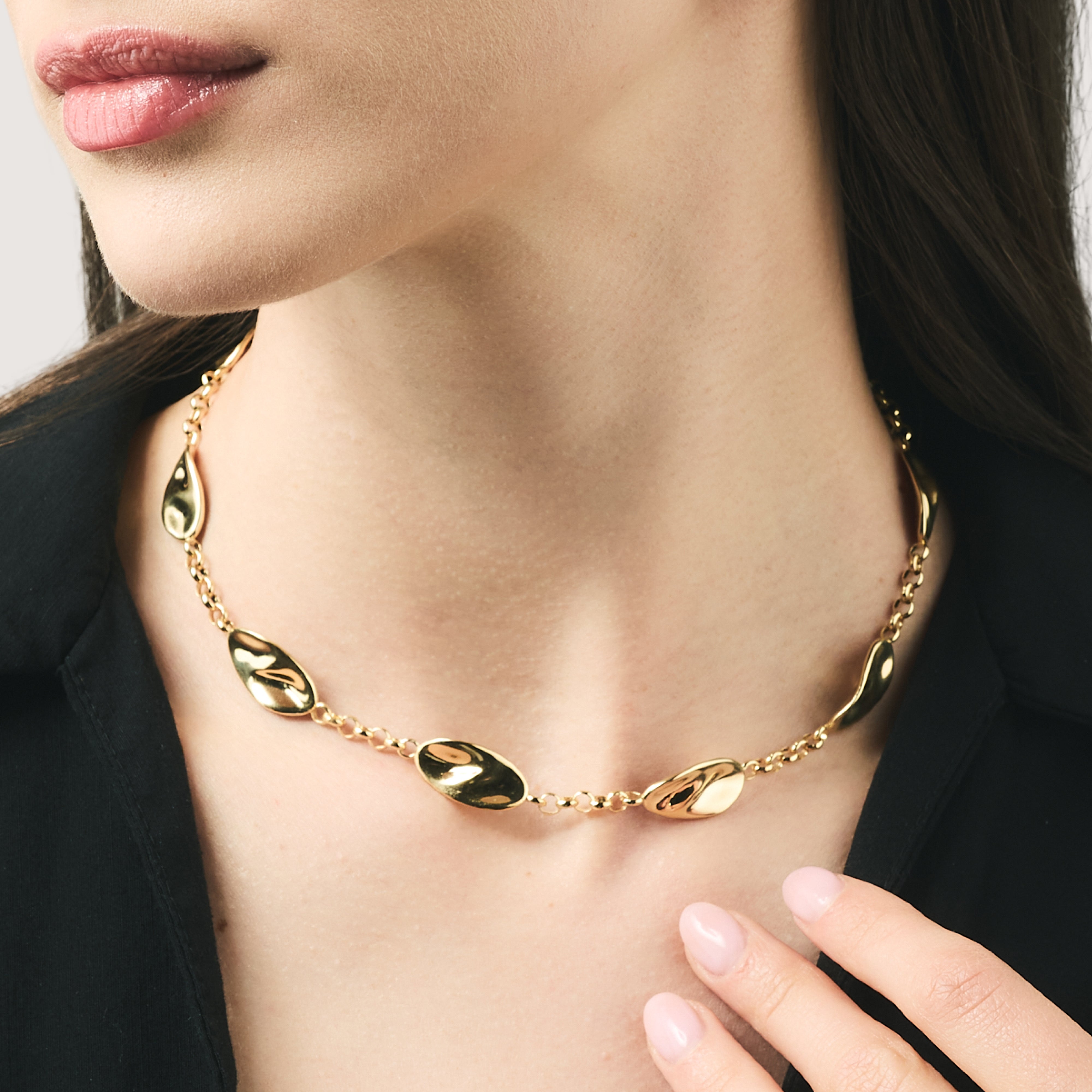 Collana girocollo Aqua
