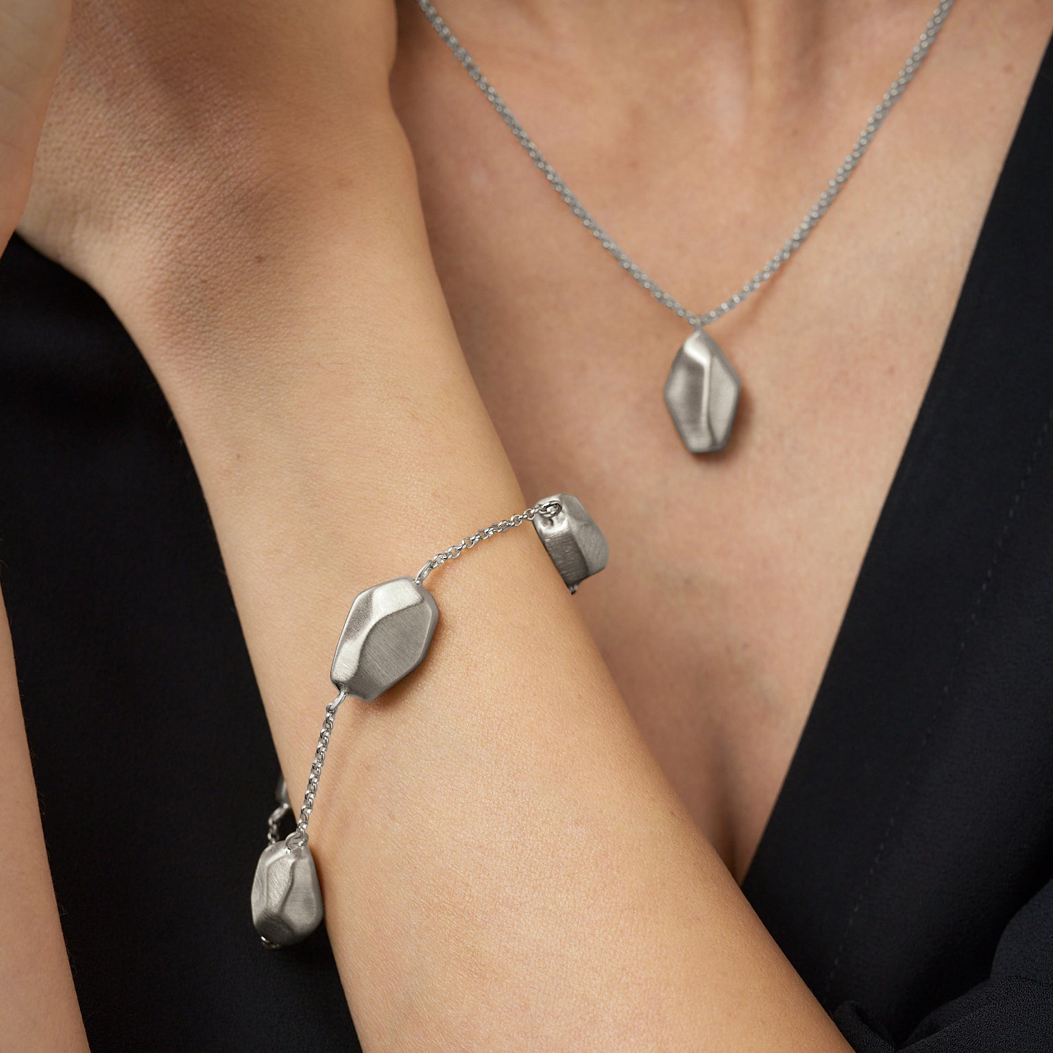 Bracciale Terrae 4 pepite medie