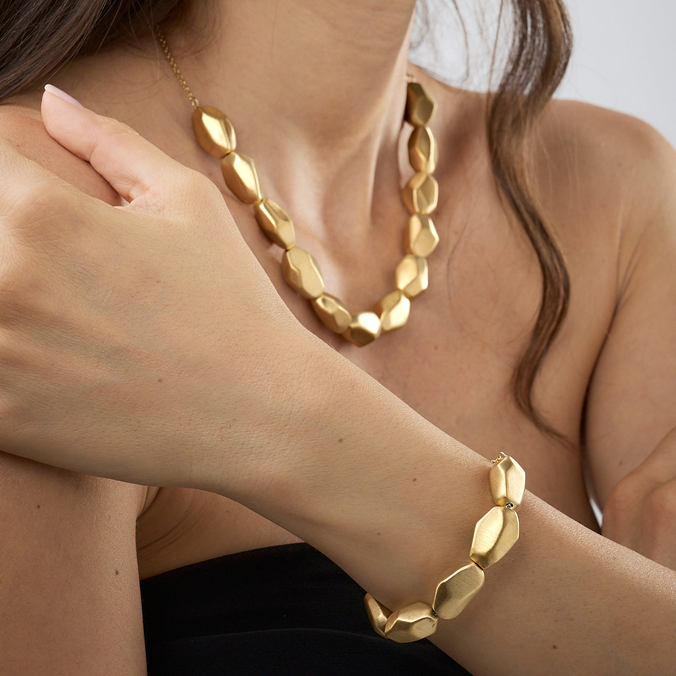 Bracciale Terrae 6 pepite medie